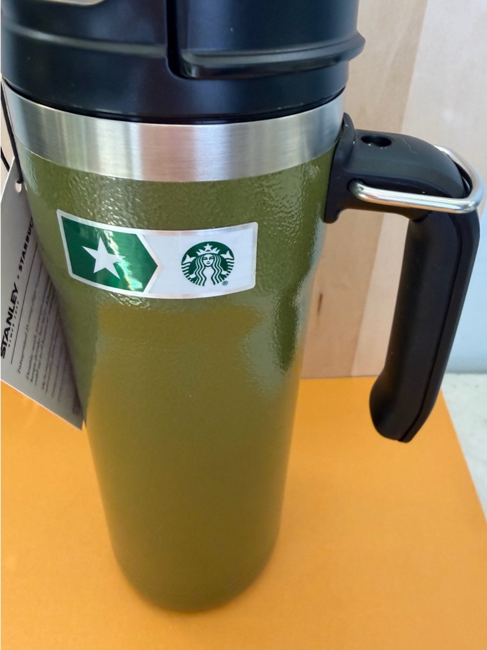 Starbucks Stanley Military Green Steel Tumbler NEW - Picture 4 of 13